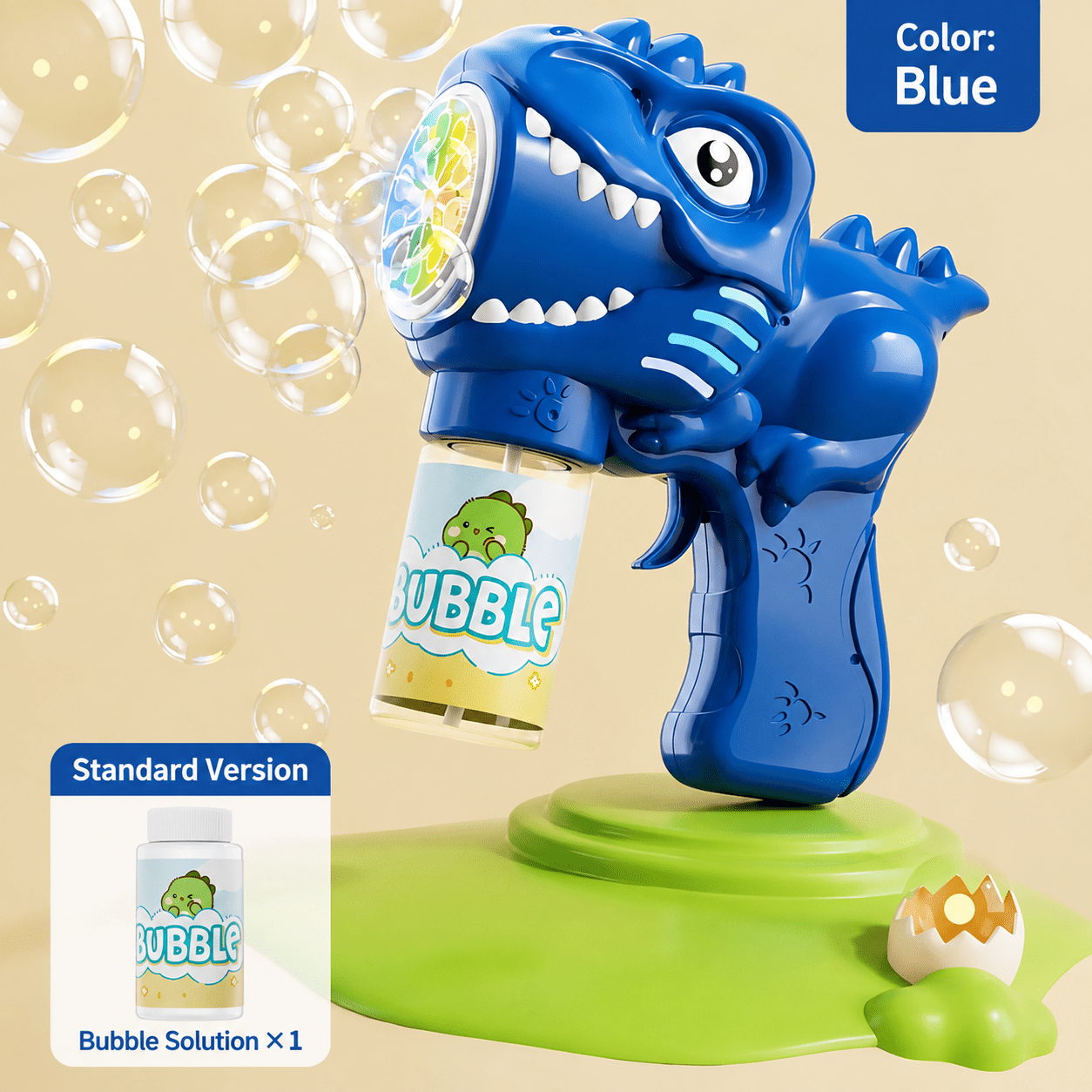 Dinosaur Bubble Gun