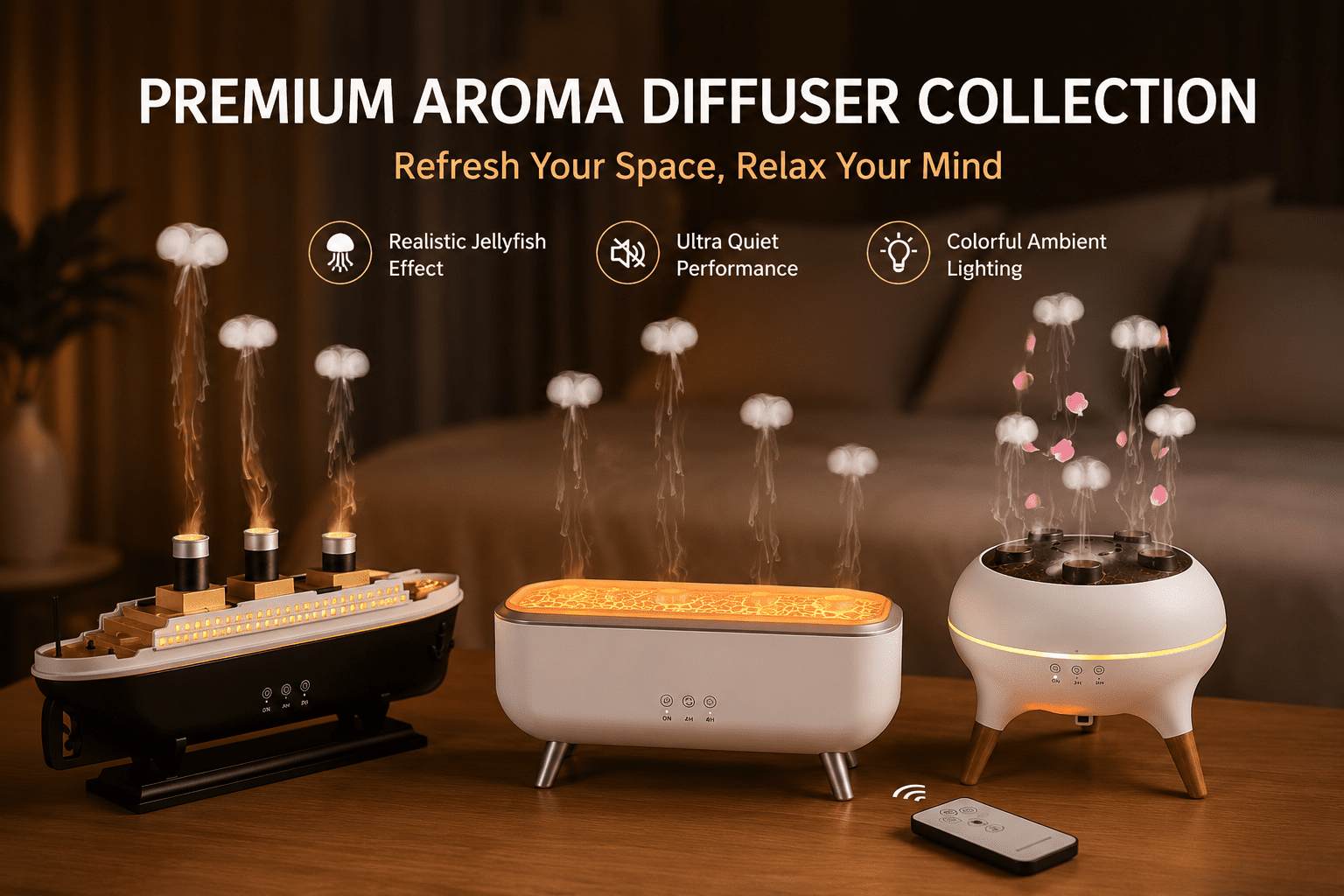 Dynamic Jellyfish Aroma Diffuser