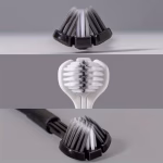 Three-Sided Toothbrush